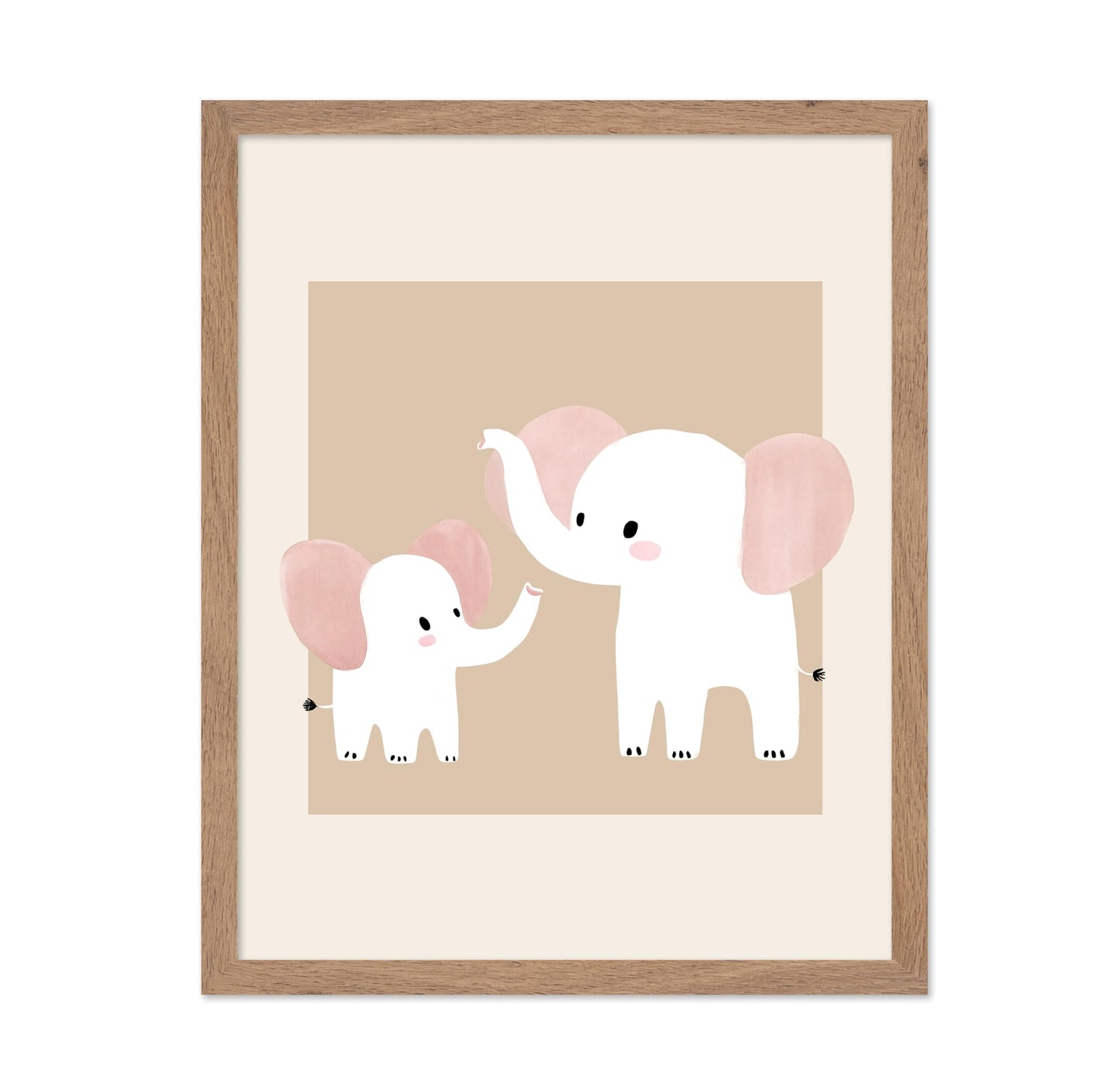 Mommy and Baby Elephant