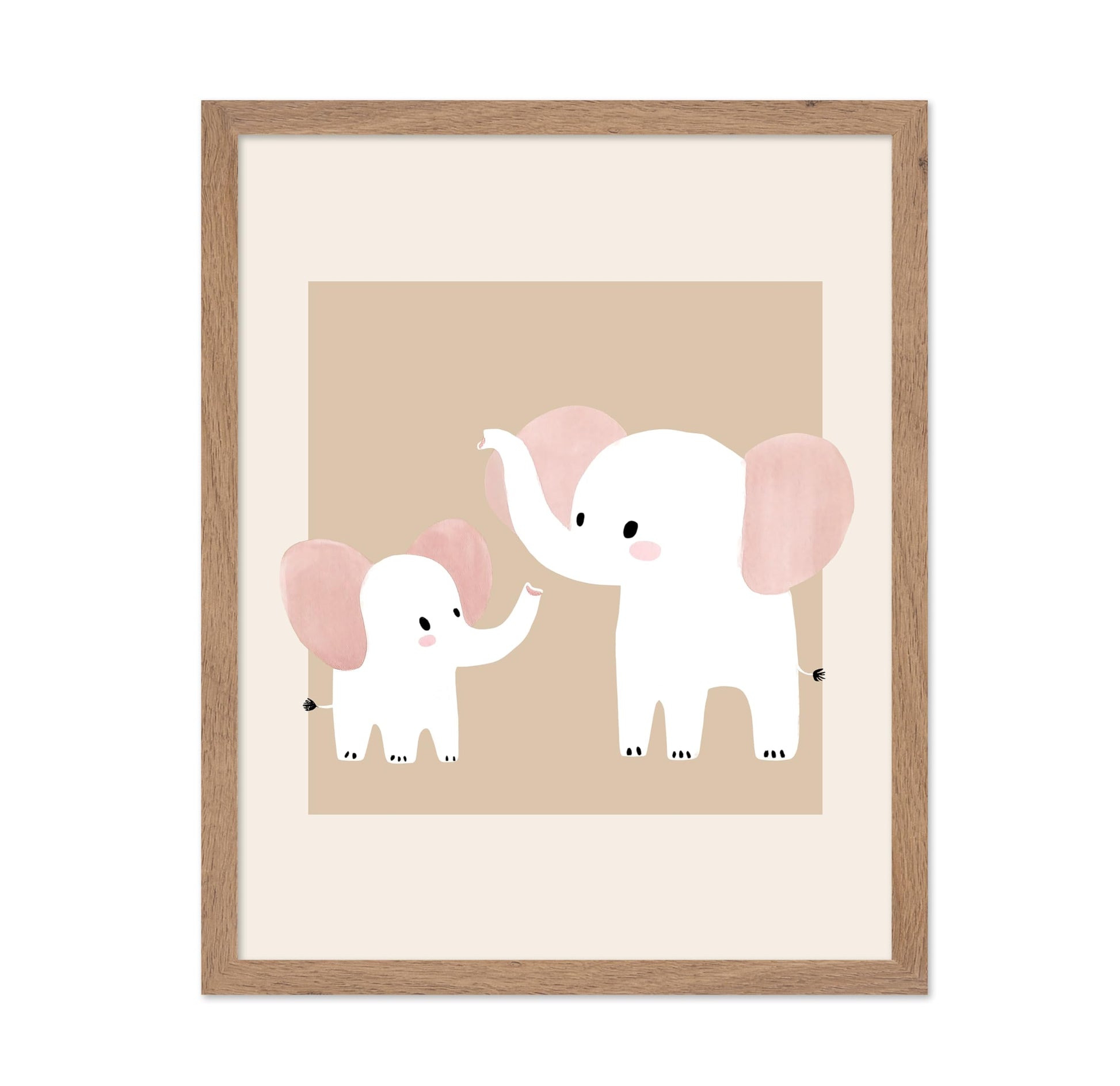Mommy and Baby Elephant