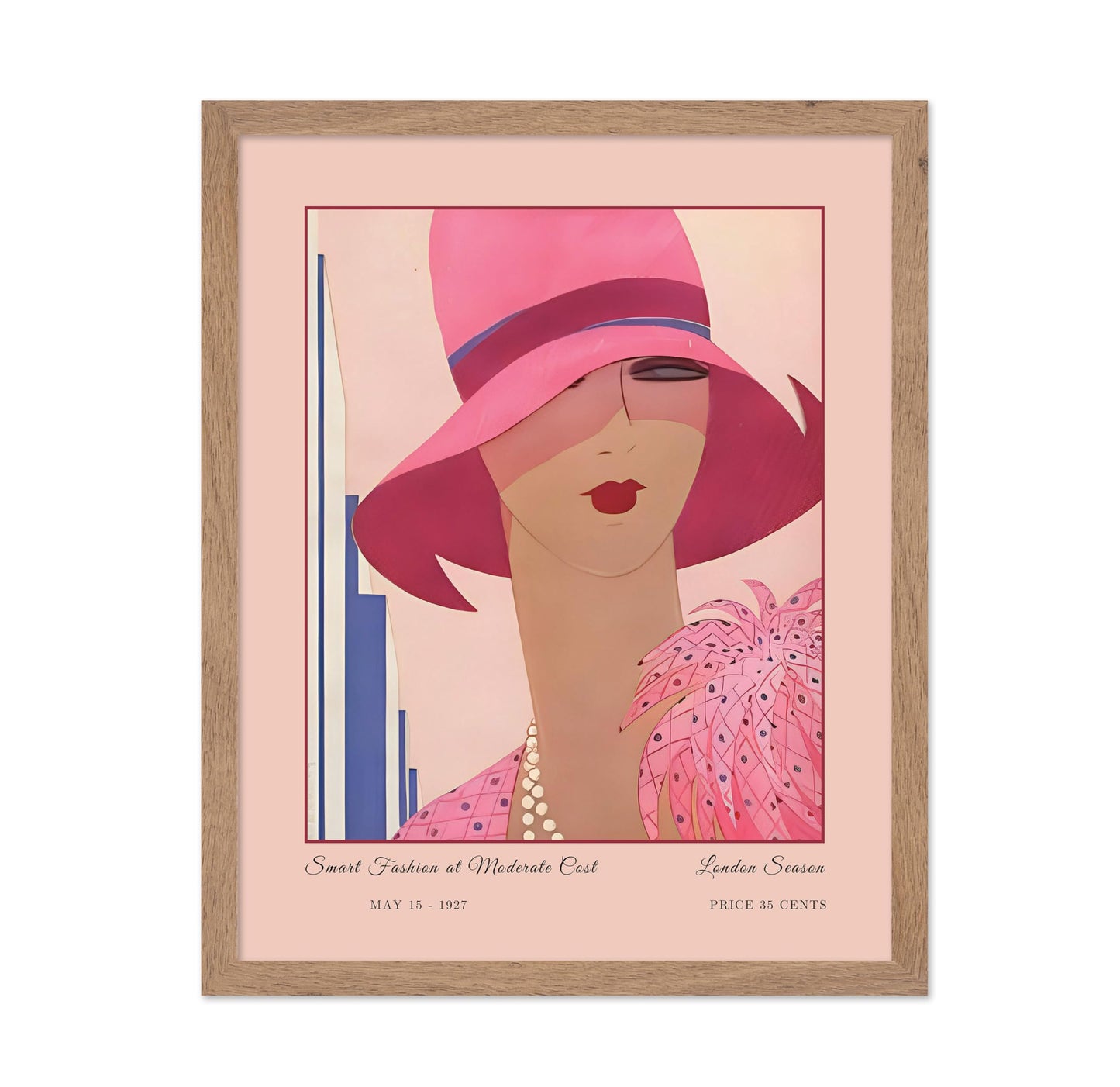 Pink Fashion Magazine Cover