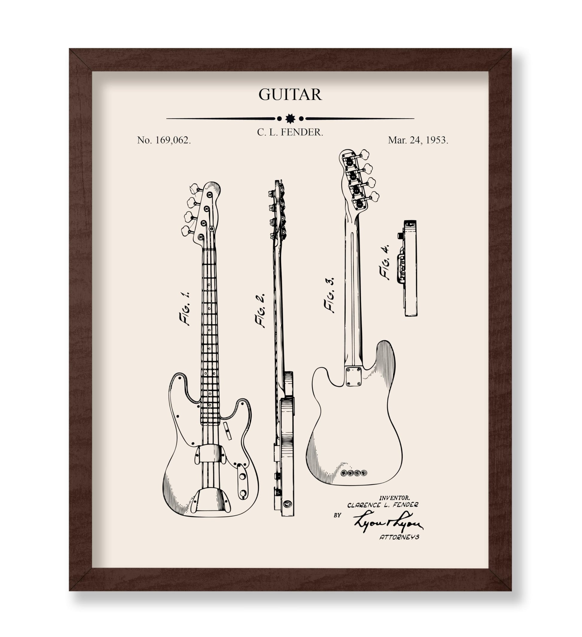 Electric Guitar Blueprint No1
