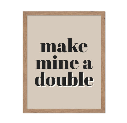 Make Mine a Double No1