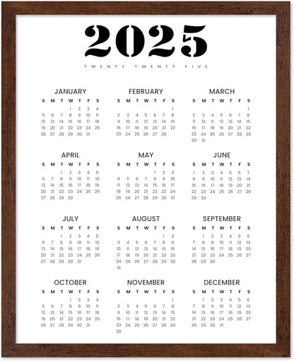 Year 2025 Calendar No1