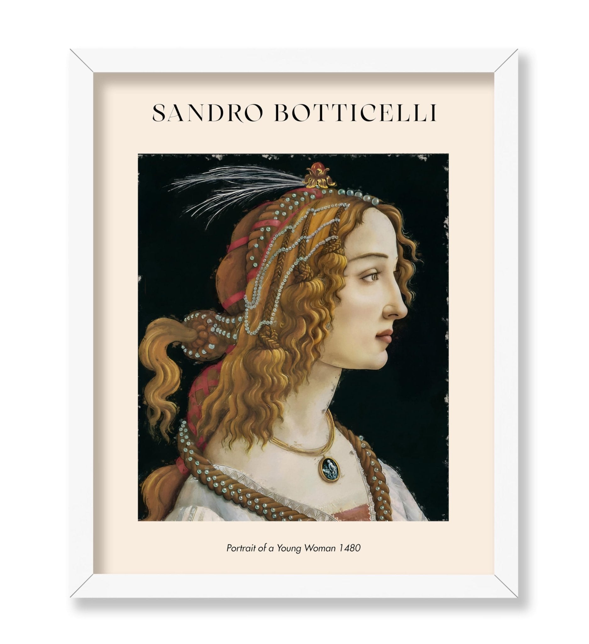 Sandro Botticelli - Portrait of a Young Woman