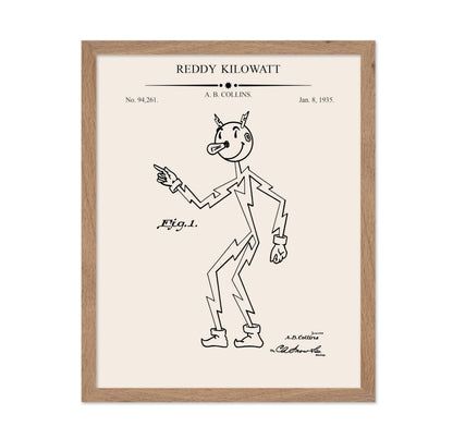 Reddy Kilowatt Blueprint