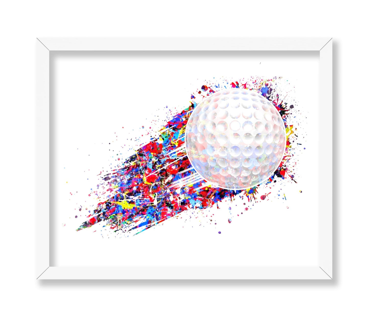 Watercolor Golf Ball