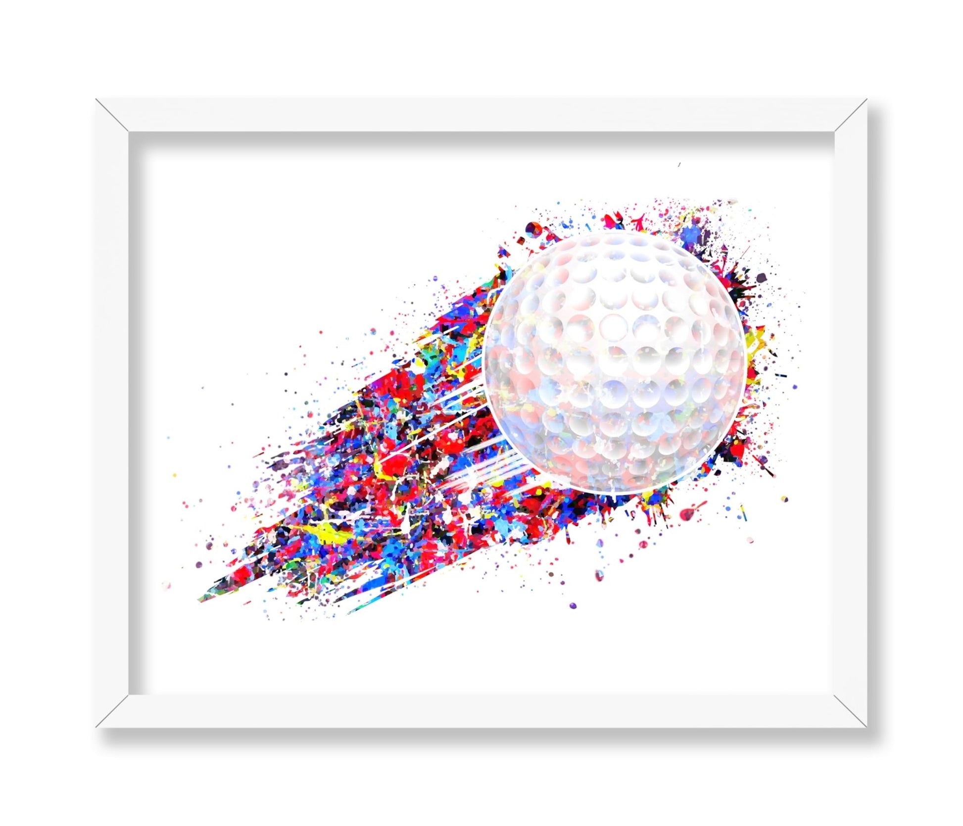 Watercolor Golf Ball