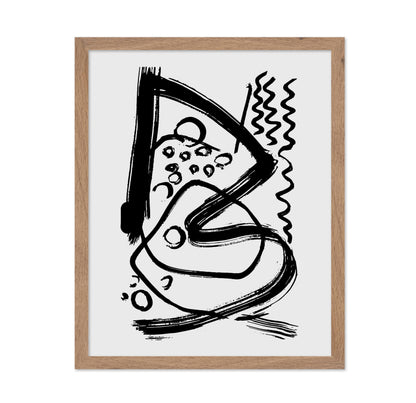 Black Brush Strokes No6