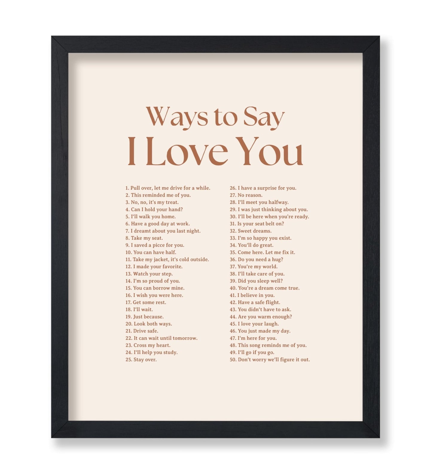 Ways To Say I Love You No4