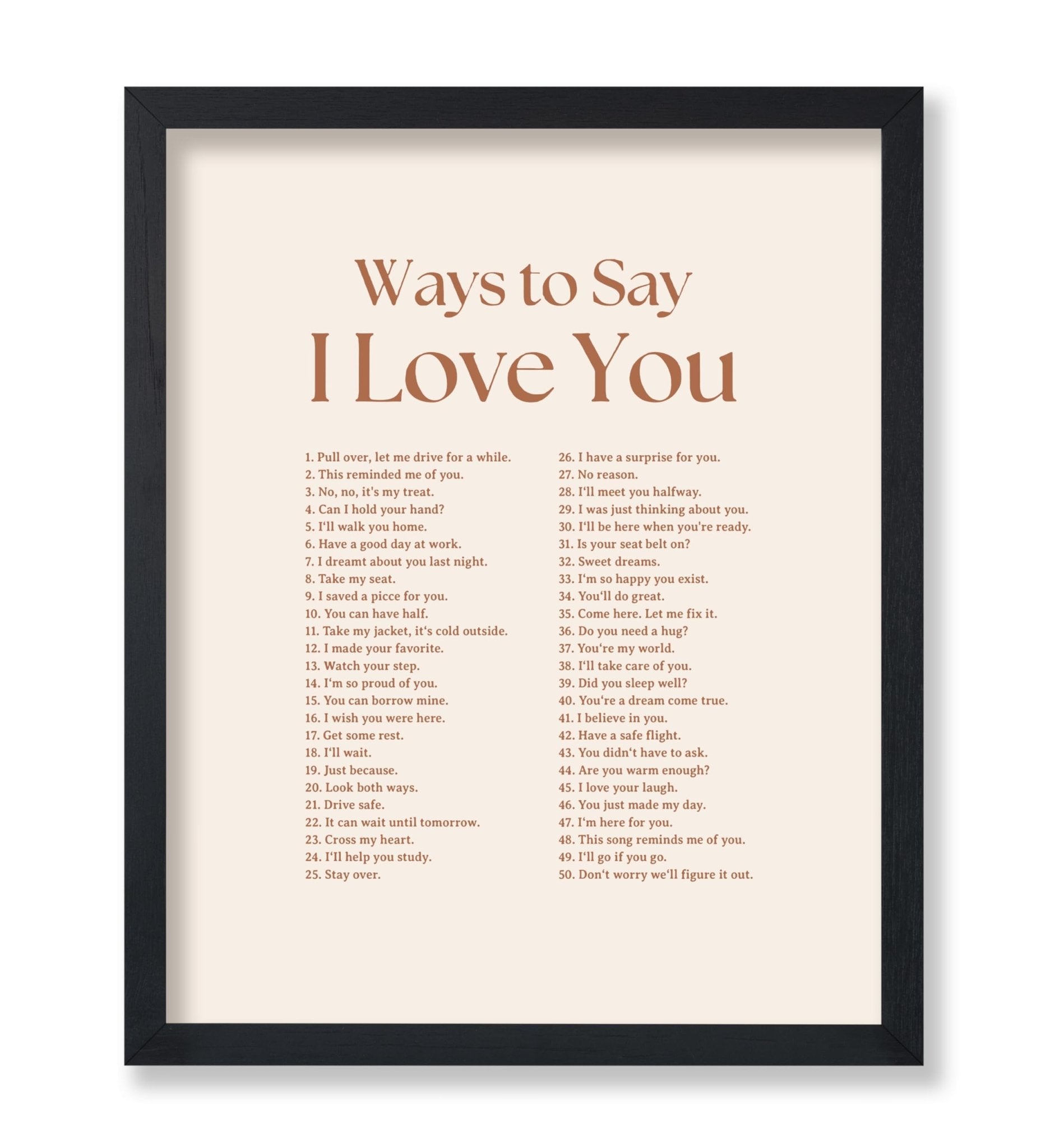 Ways To Say I Love You No4
