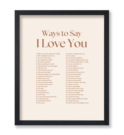 Ways To Say I Love You No4
