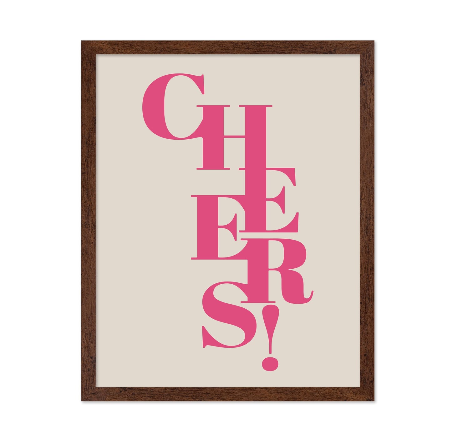 Cheers Typography No4