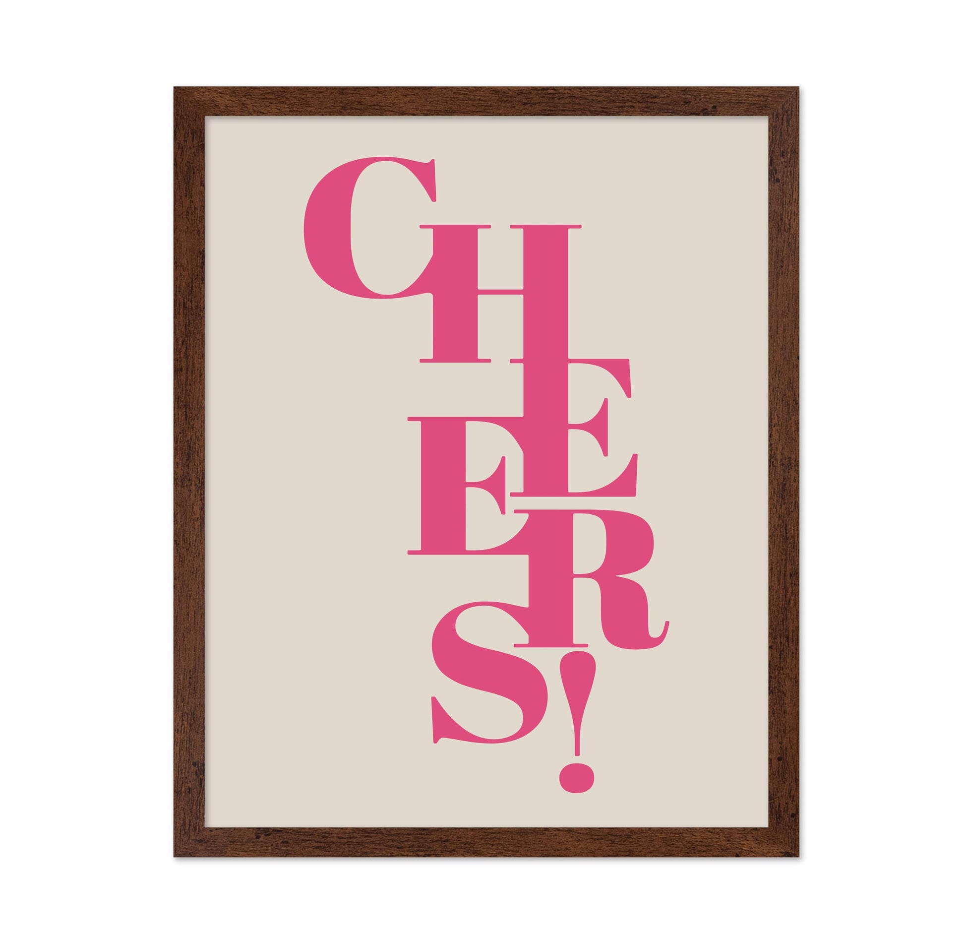 Cheers Typography No4