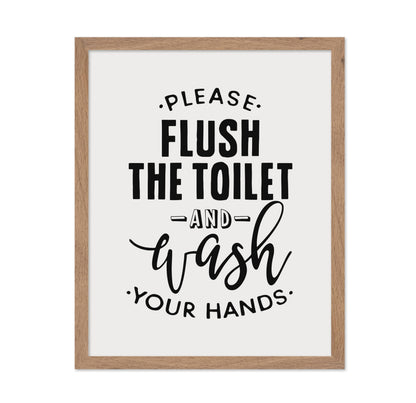 Please Flush The Toilet