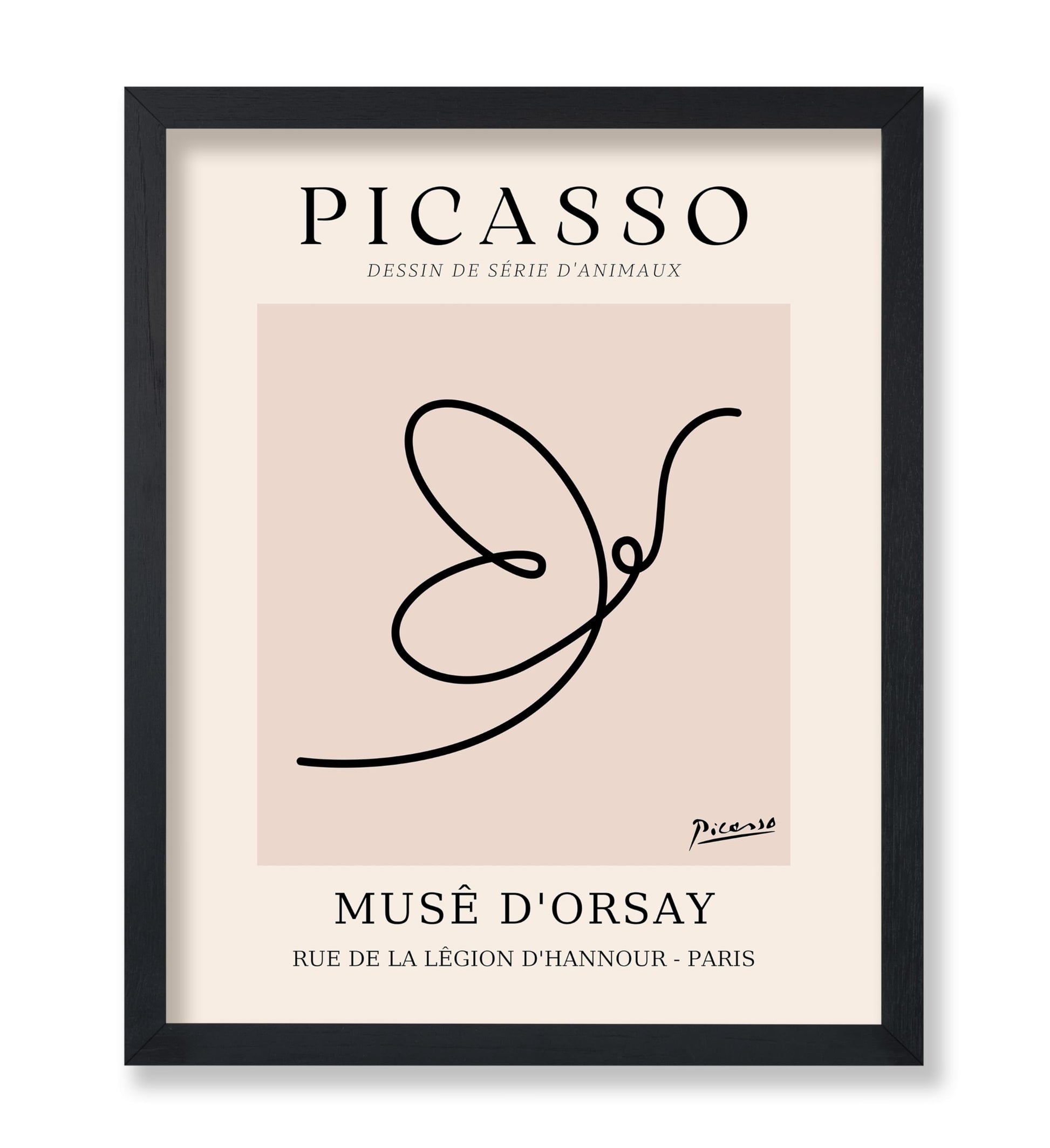 Picasso - One Line Butterfly Drawing