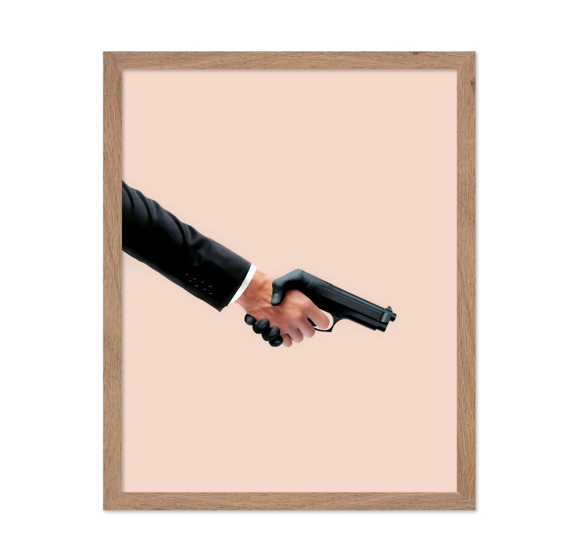 Hand Holding Pistol