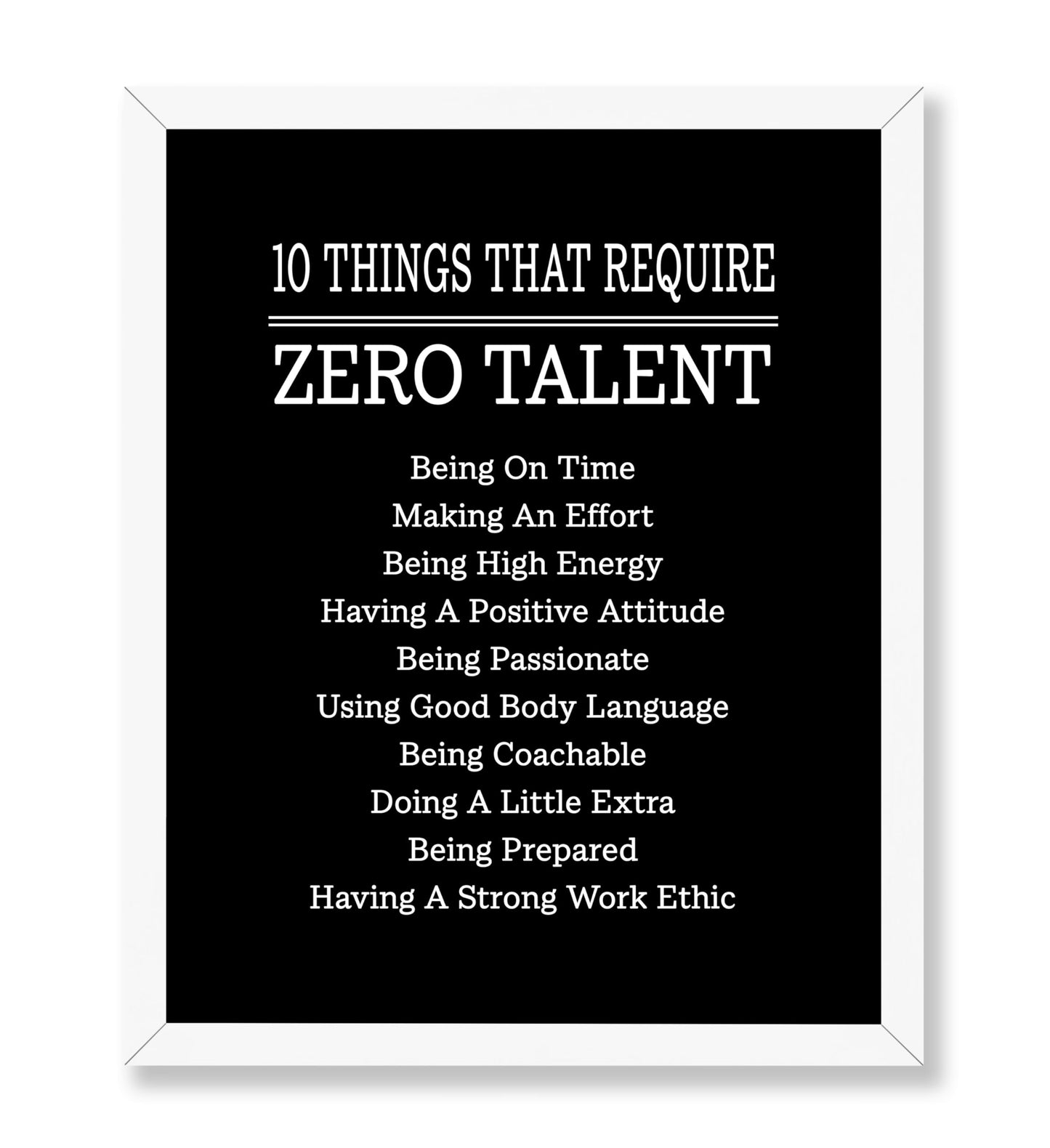 10 Things That Require Zero Talent