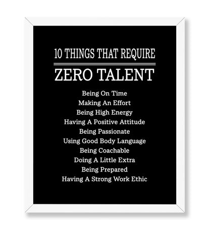 10 Things That Require Zero Talent