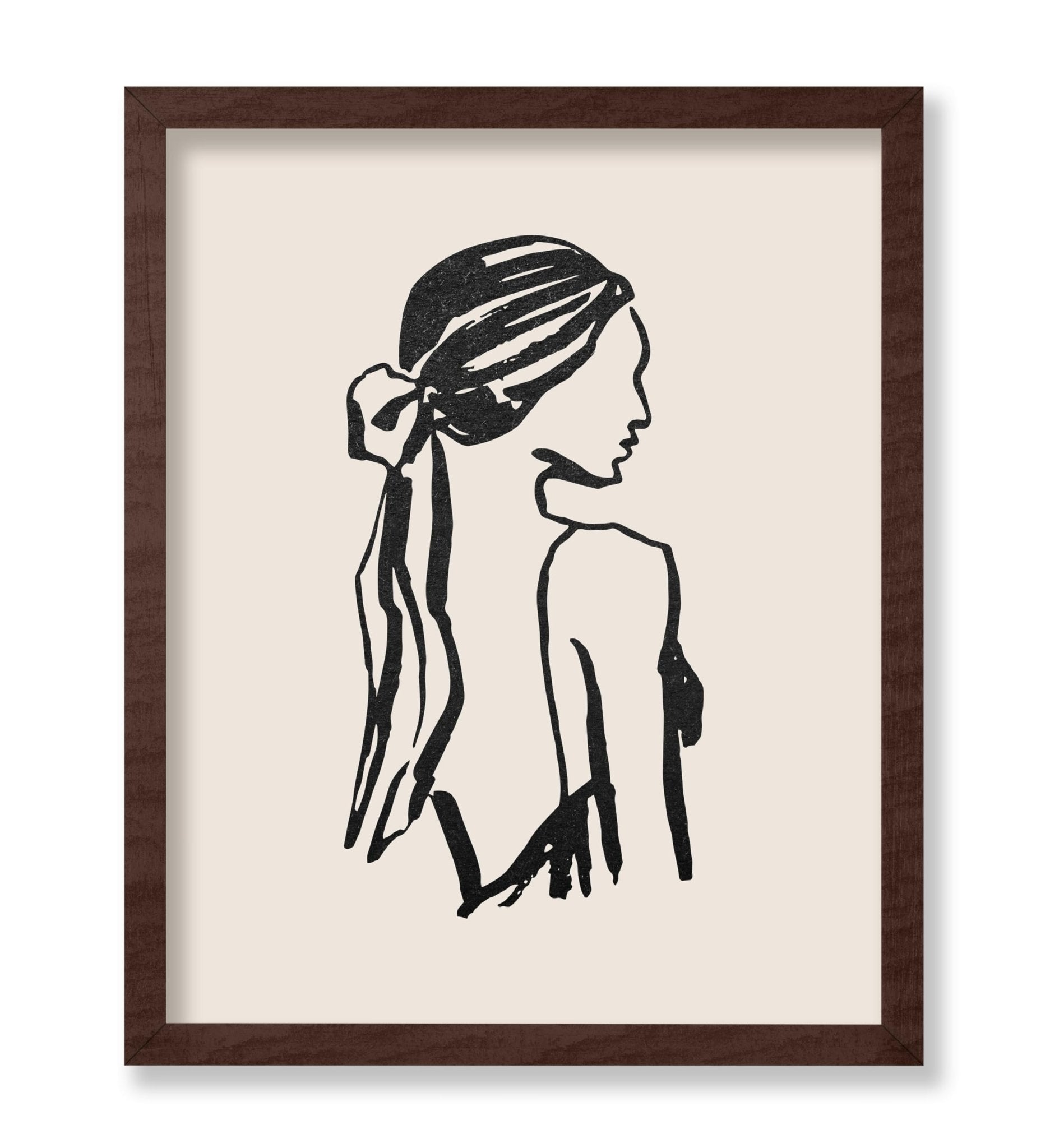 Faceless Woman Drawing No1