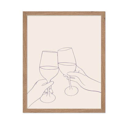 Cheers Line Drawing No6