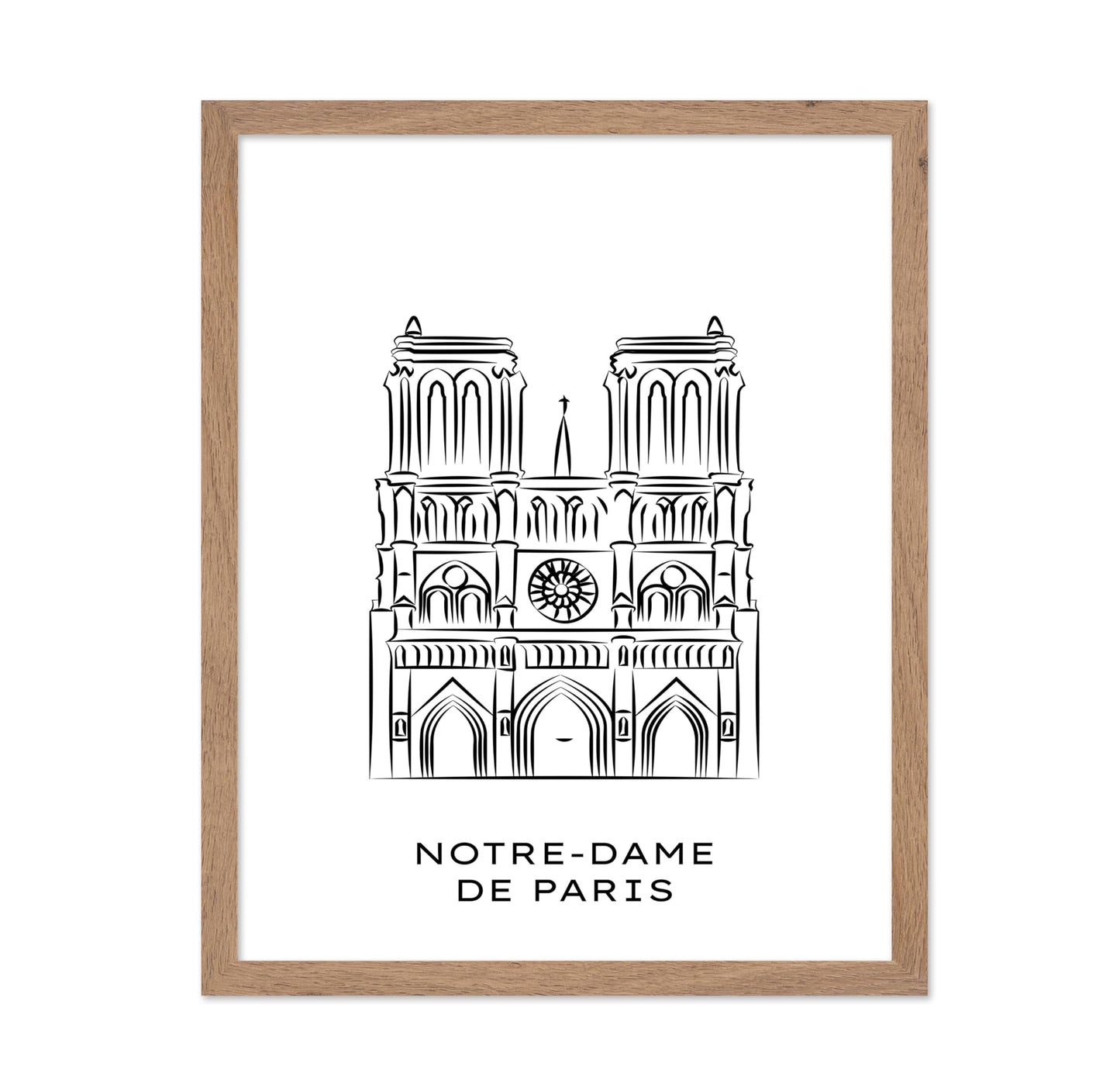 Notre Dame Cathedral Sketch