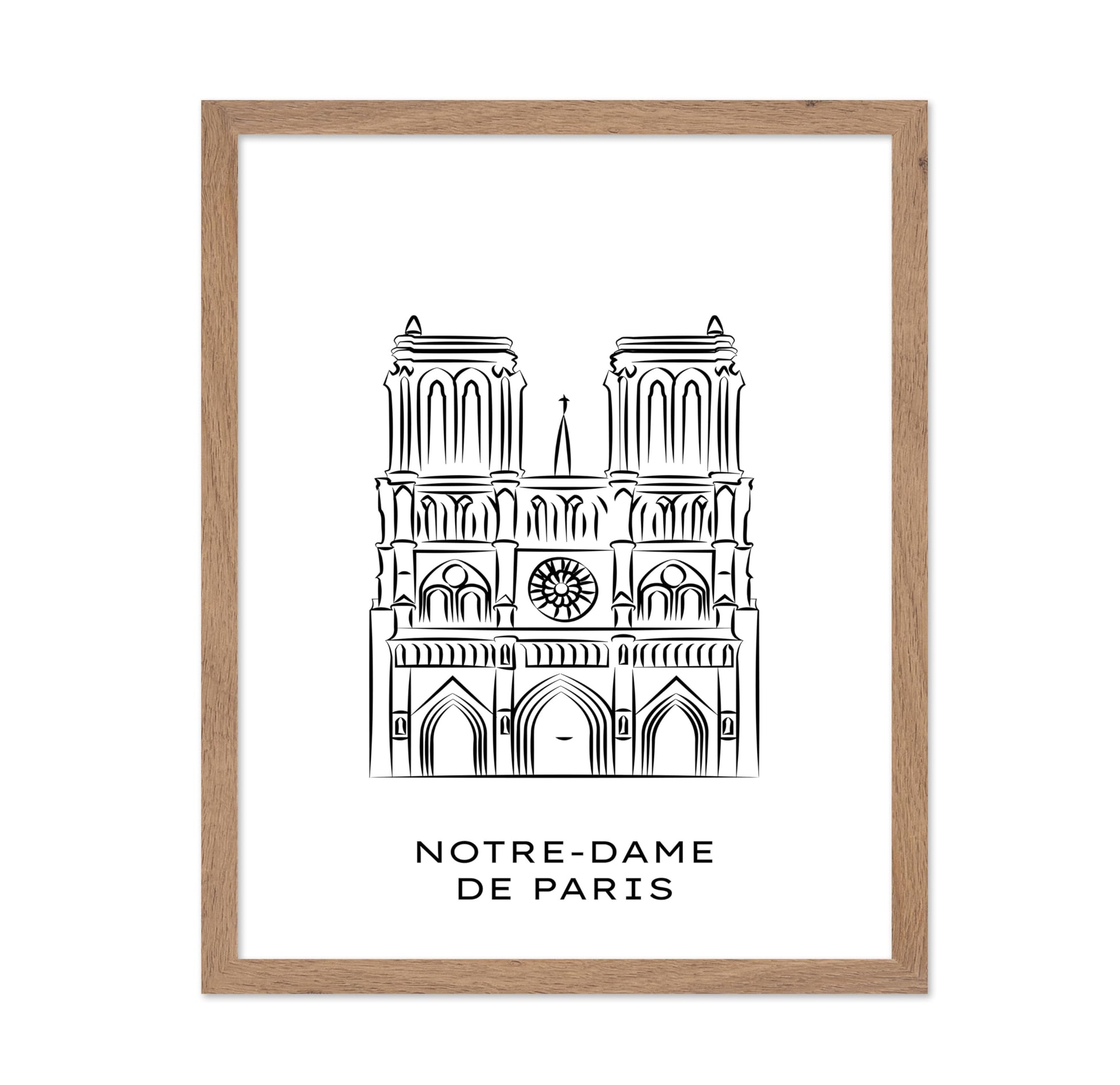 Notre Dame Cathedral Sketch