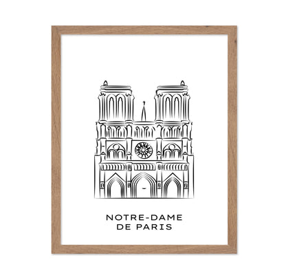 Notre Dame Cathedral Sketch