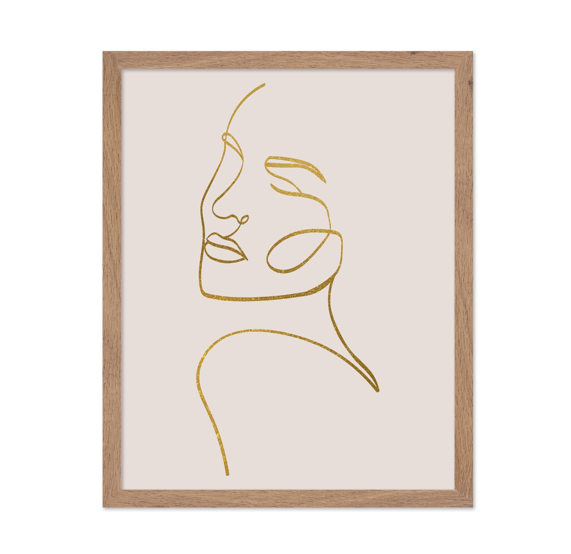 Gold Face Outline No2