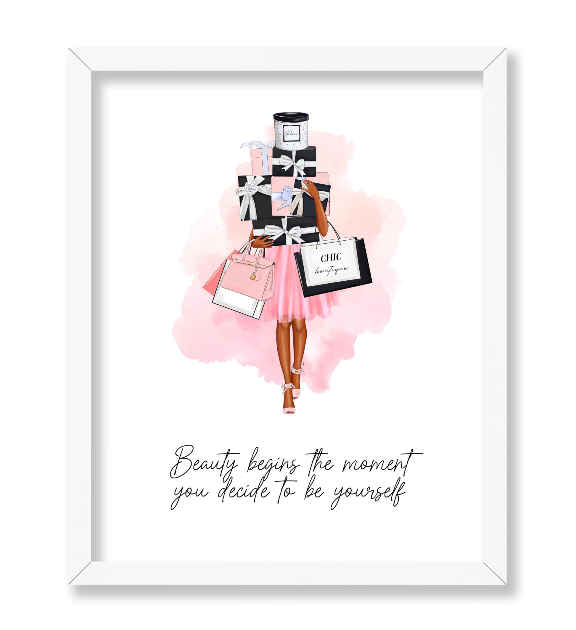 Beauty Begins The Moment You Decide To Be Yourself