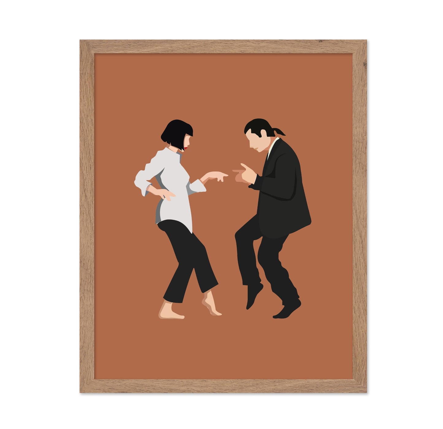 Brown Pulp Fiction Twist Dance
