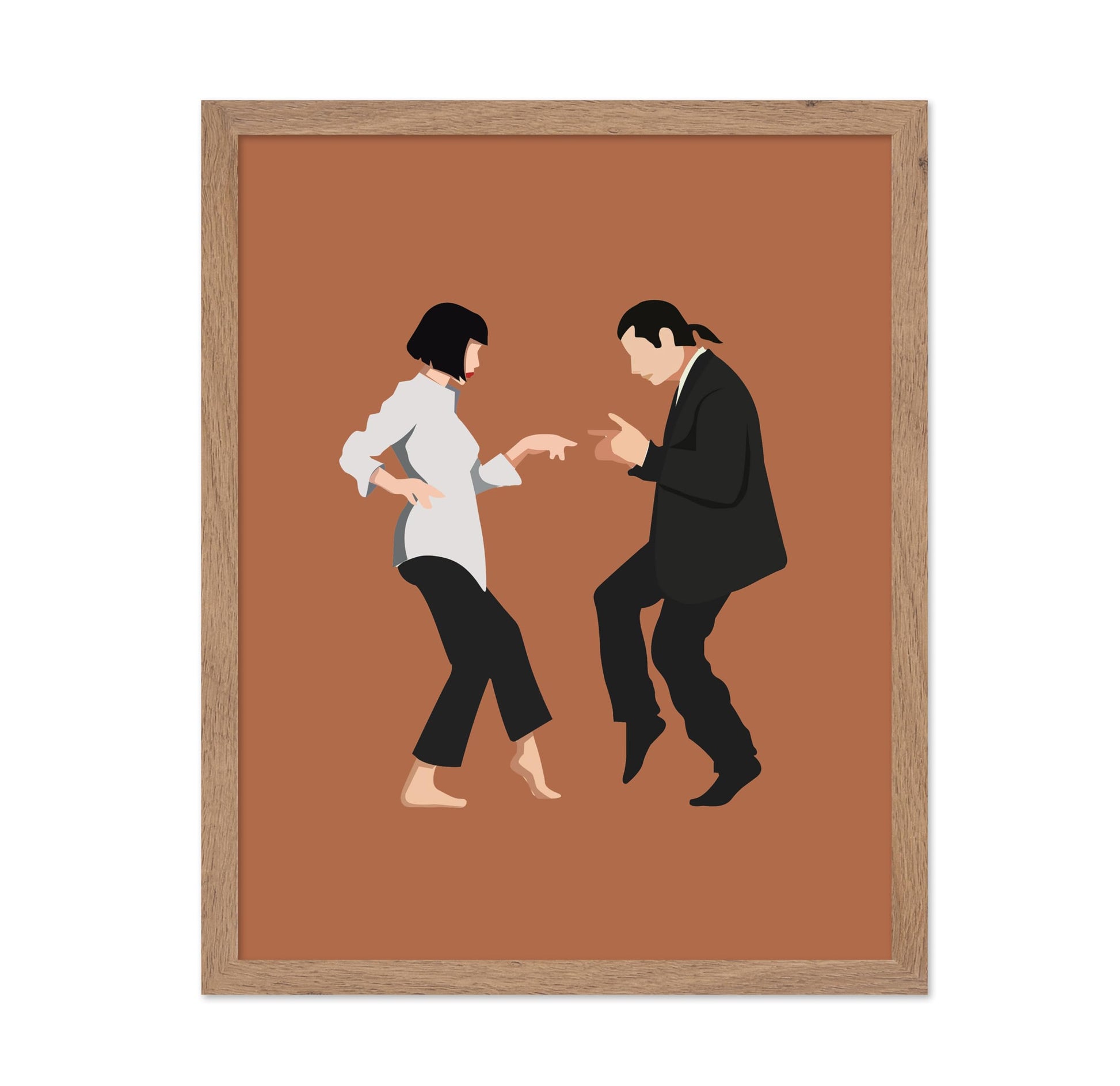 Brown Pulp Fiction Twist Dance