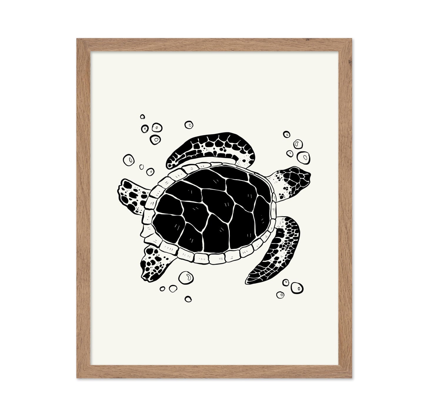 Abstract Sea Turtle