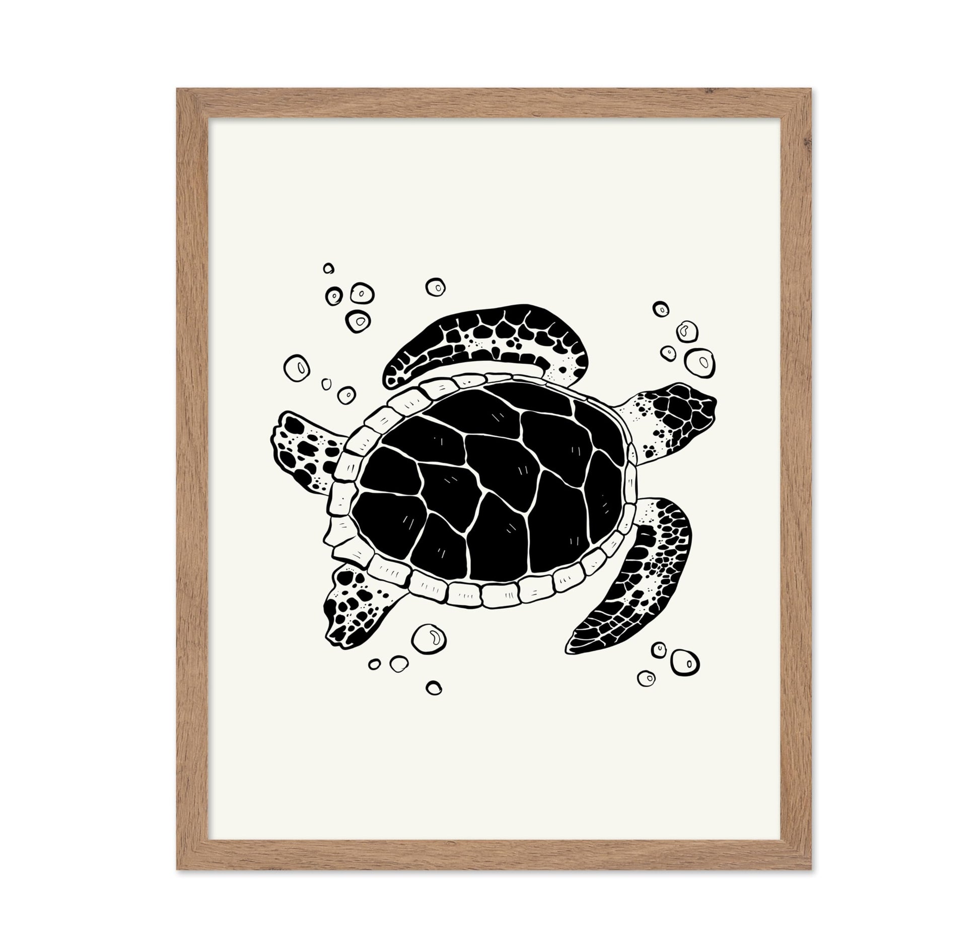 Abstract Sea Turtle