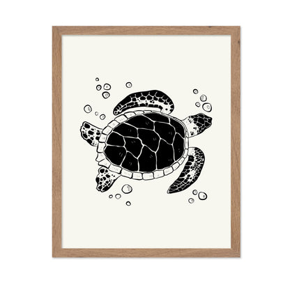 Abstract Sea Turtle