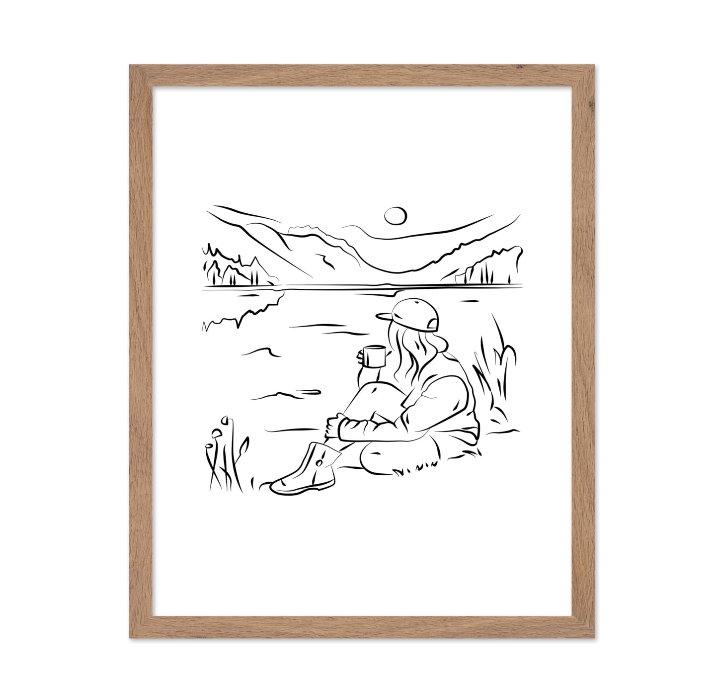 Woman In Vacation Sketch