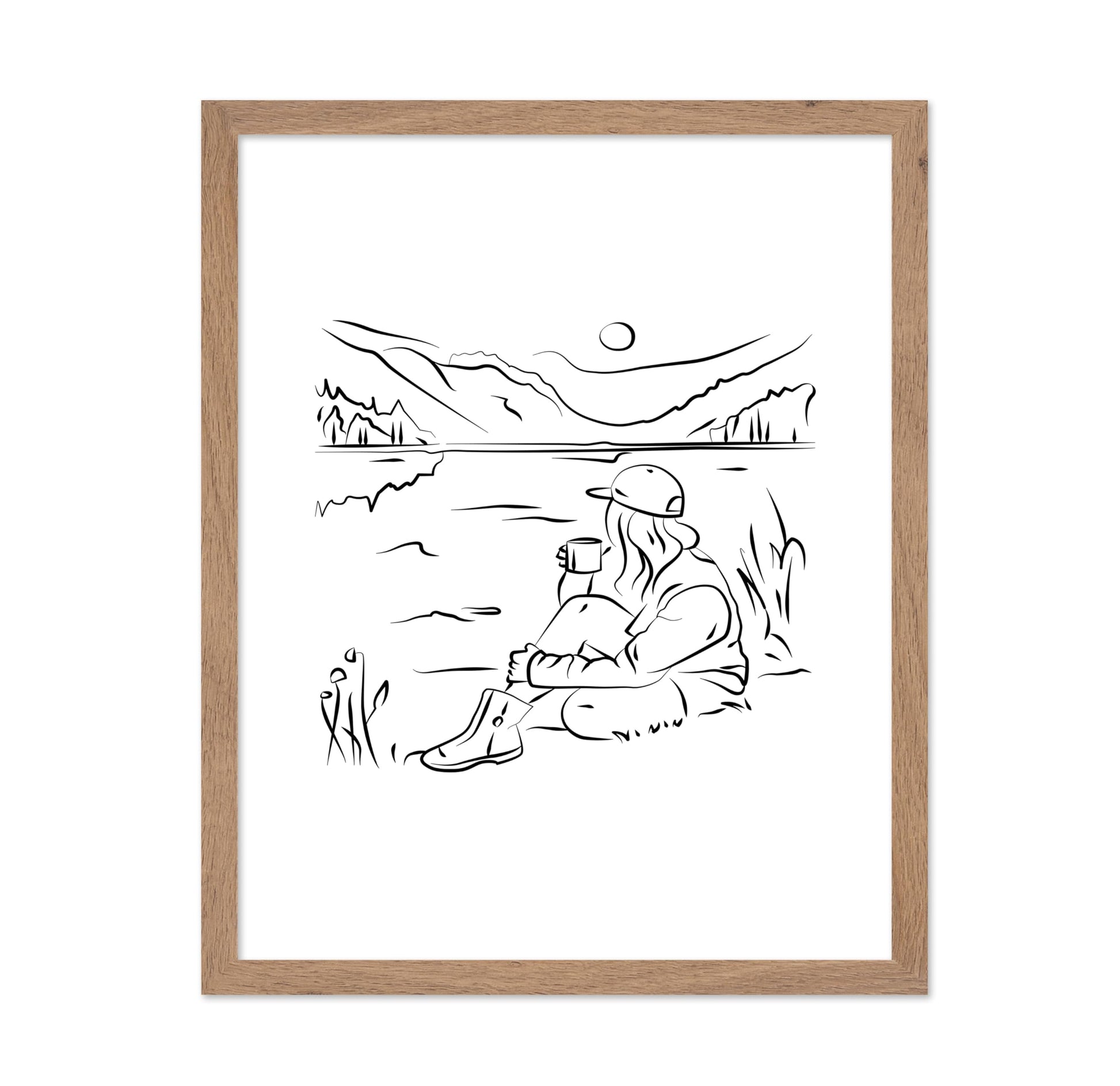 Woman In Vacation Sketch