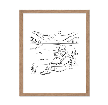 Woman In Vacation Sketch