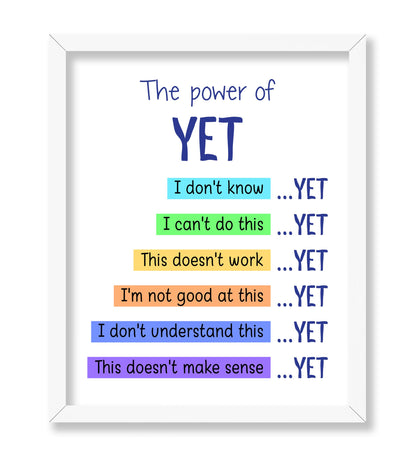 The Power of Yet