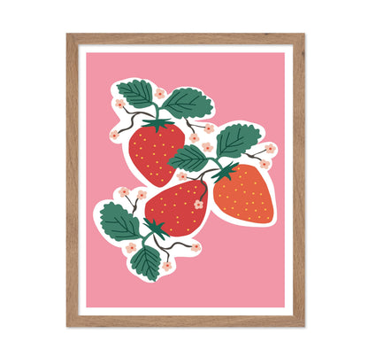 Flower & Strawberry