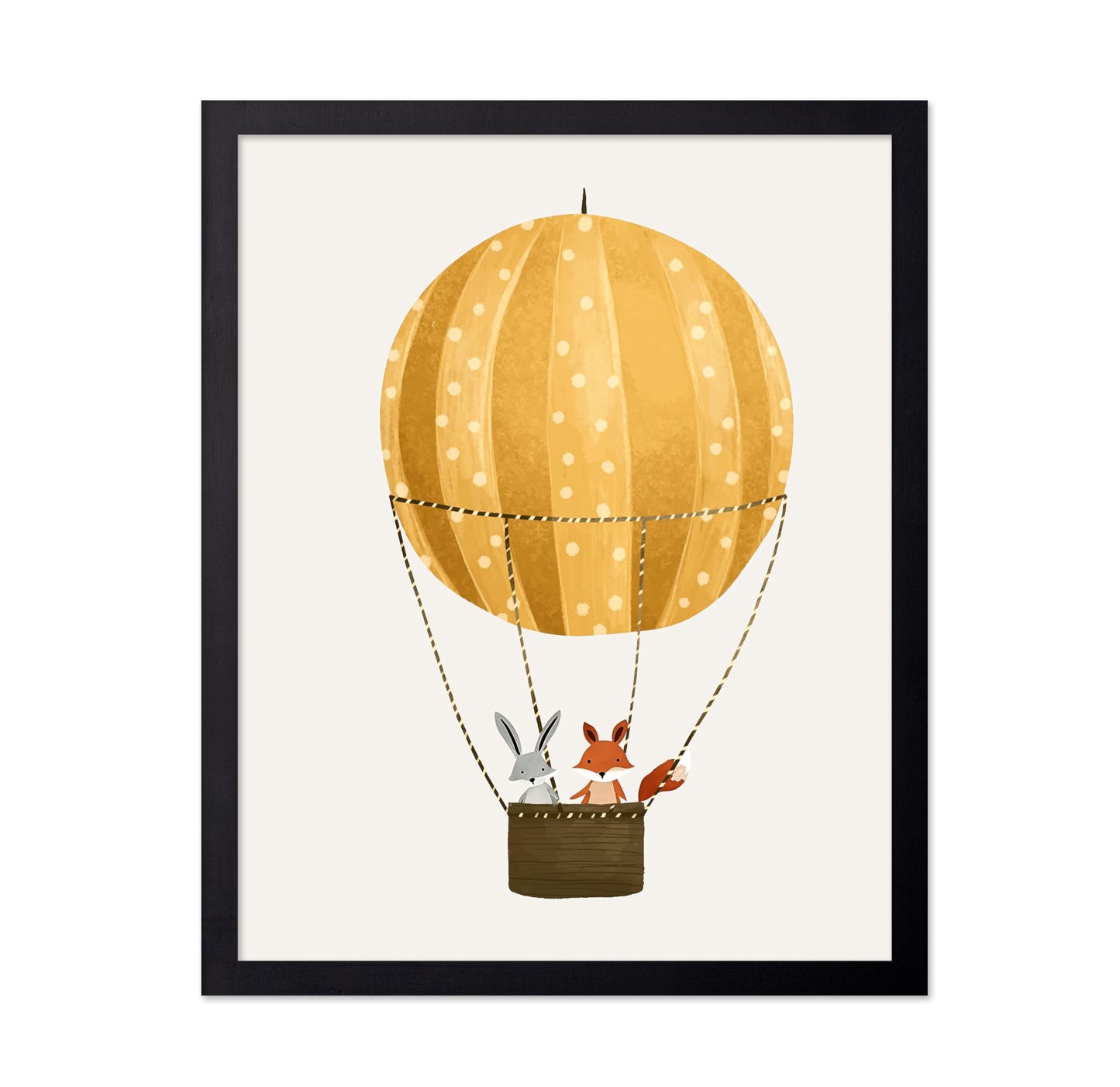 Animals on Hot Air Balloon