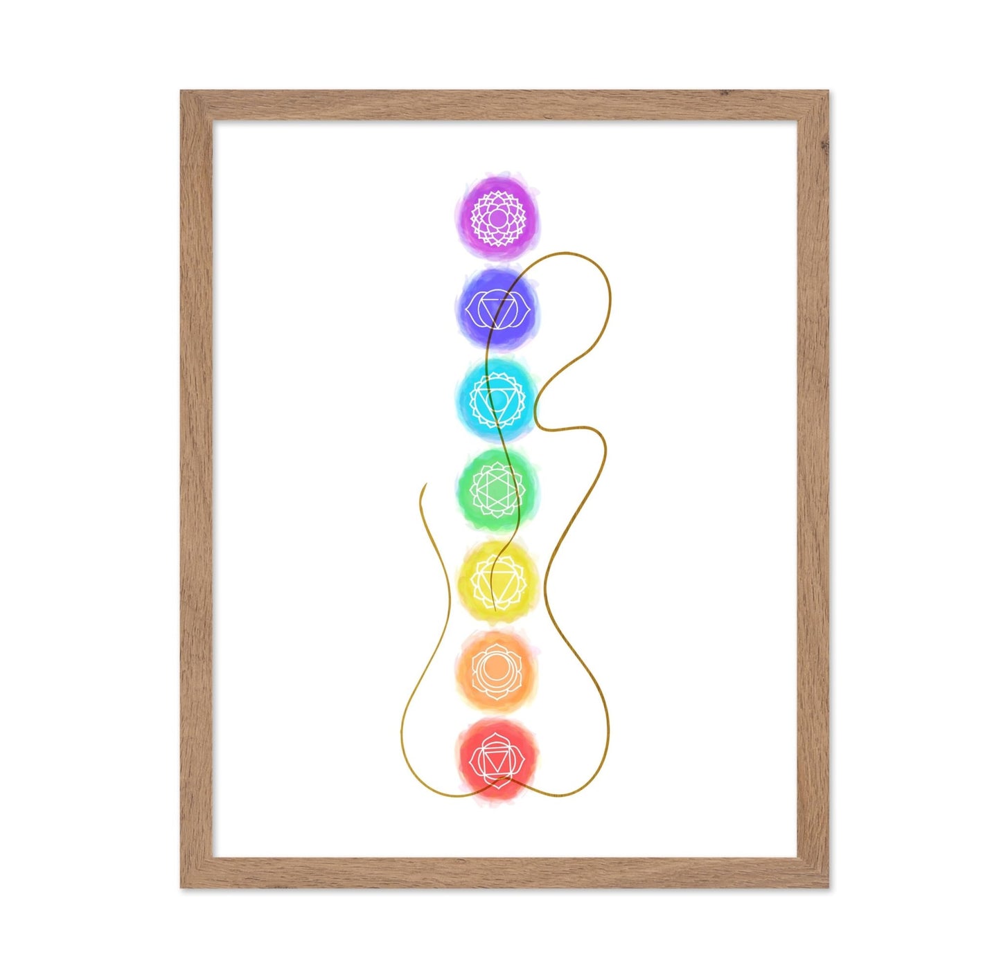 Chakra Woman Silhouette