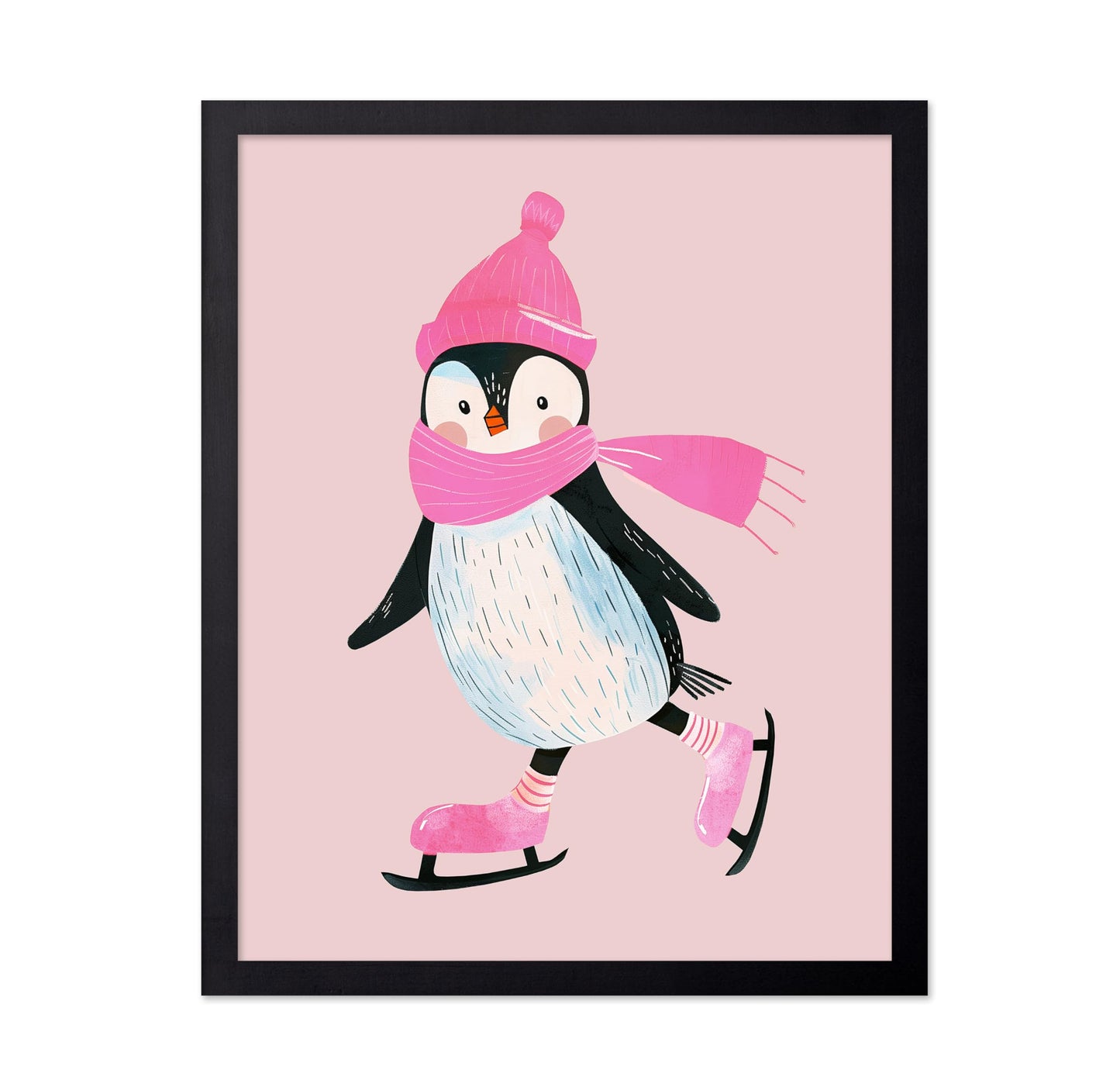 Ice Skating Penguin