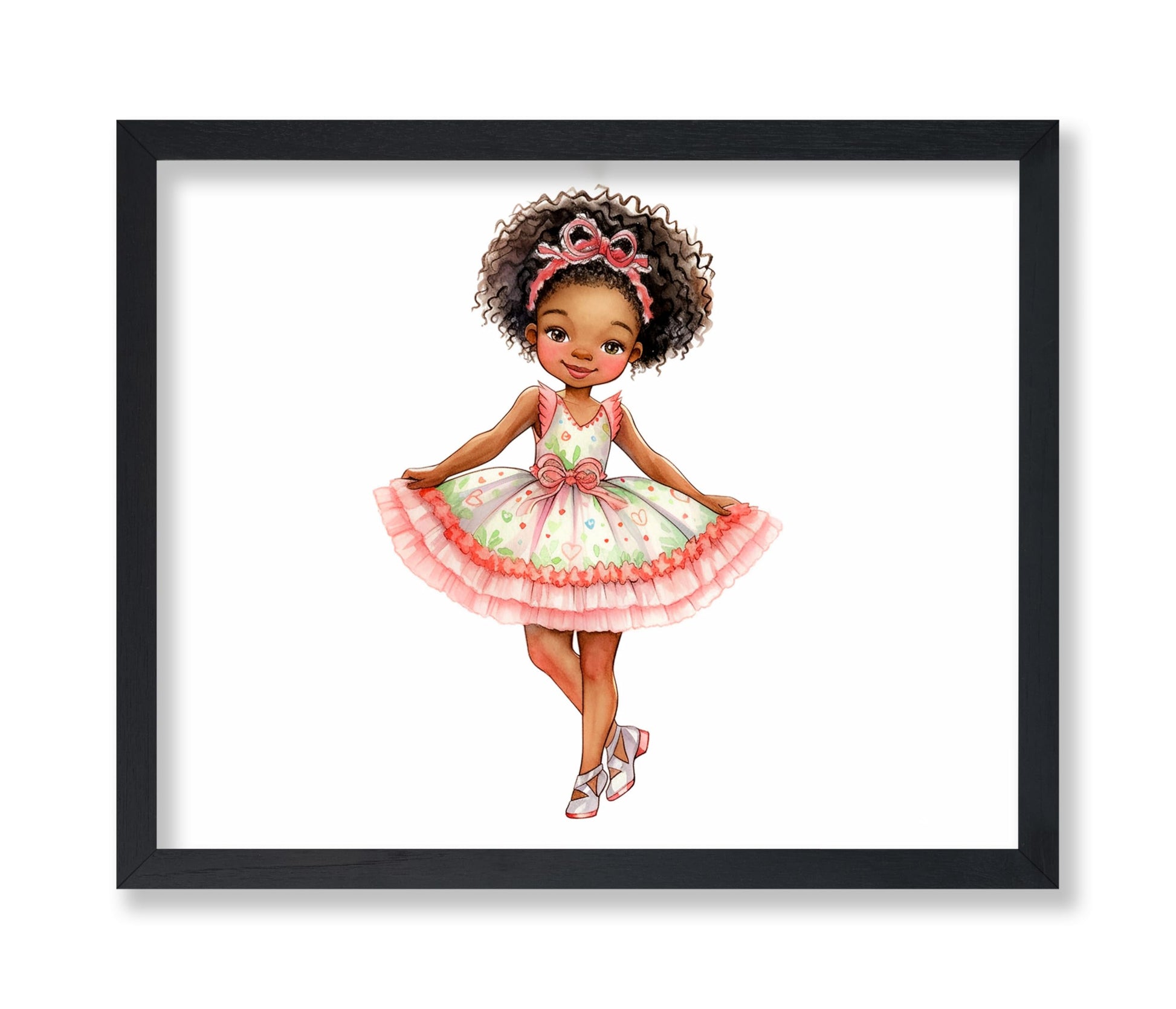 Little Black Ballerina Girl No3