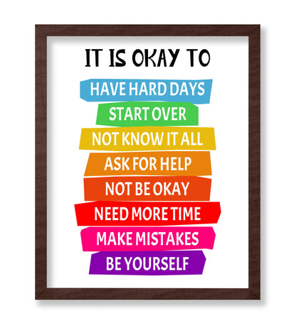 It's Okay to Not Be Okay