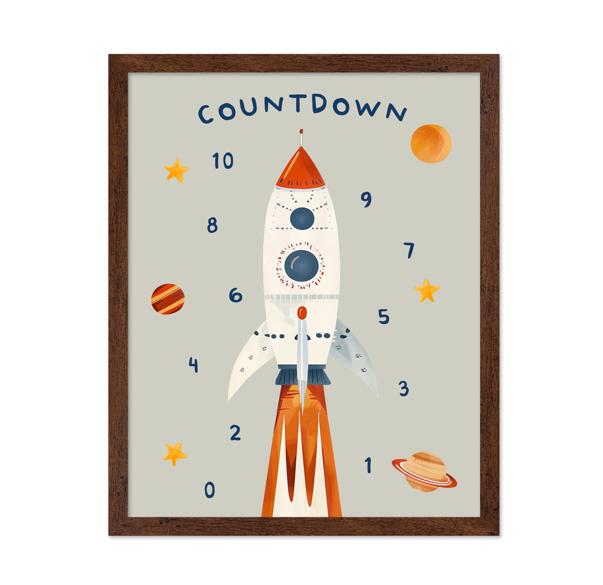 Rocket Ship & Countdown