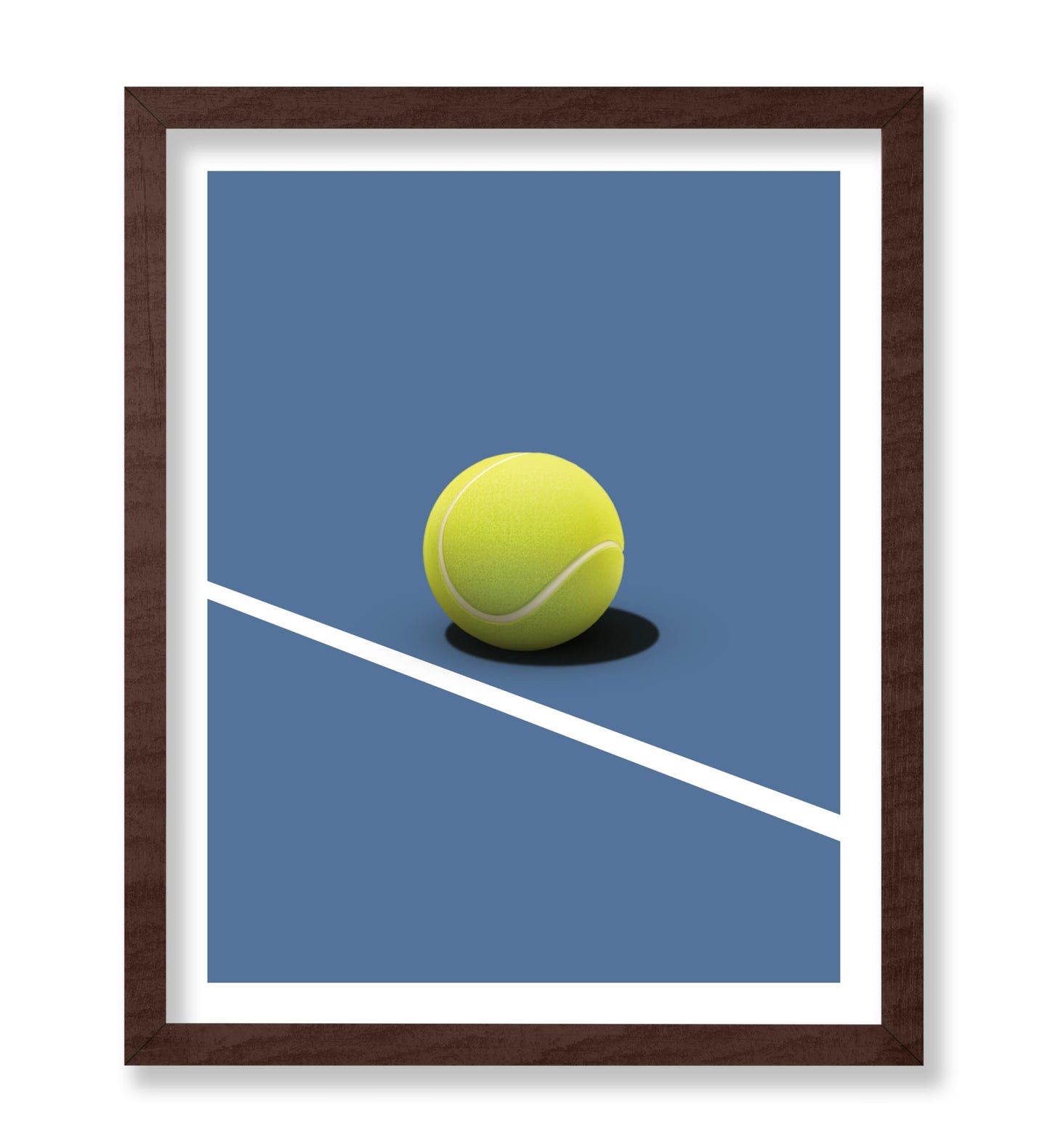 Blue Tennis Court