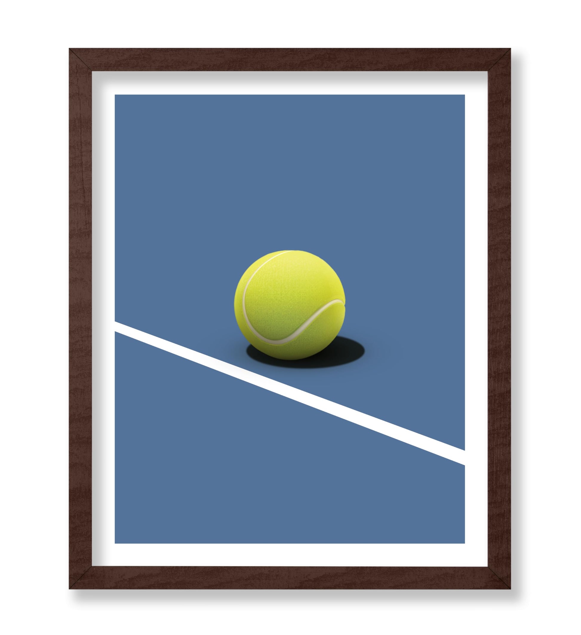 Blue Tennis Court