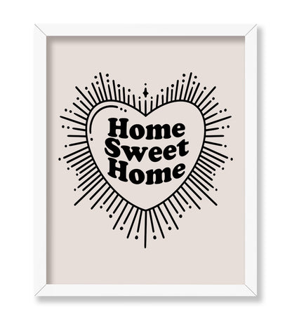 Beige Home Sweet Home