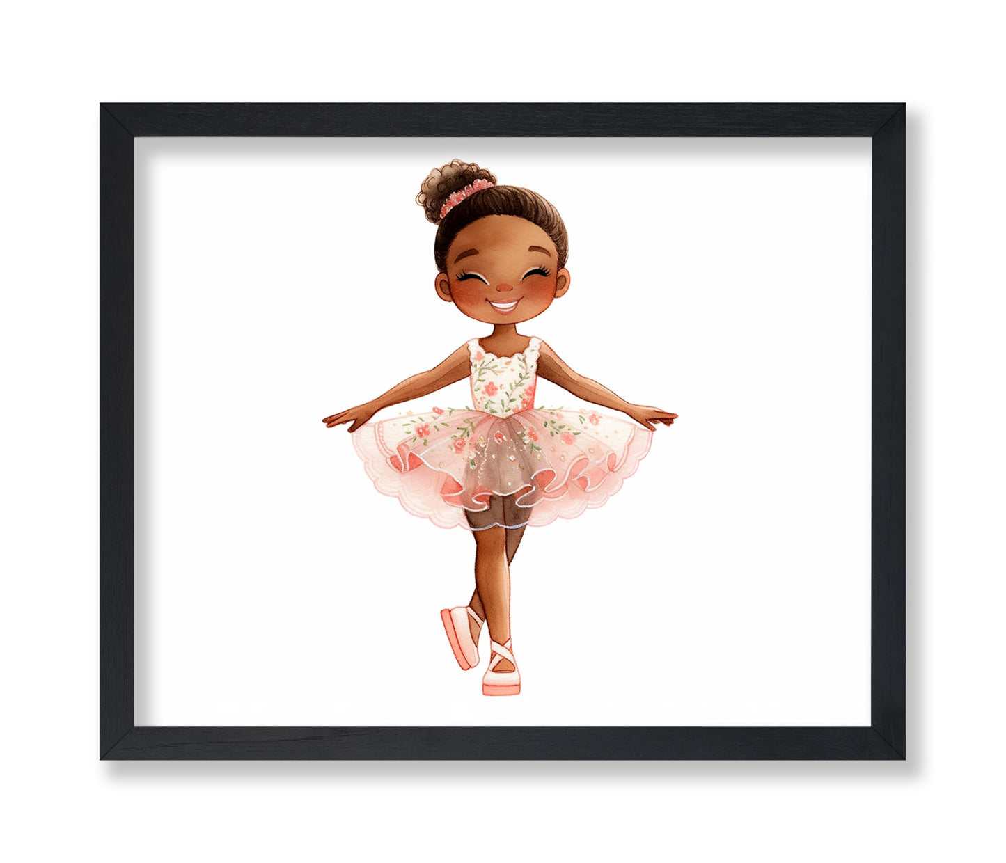 Little Black Ballerina Girl No4