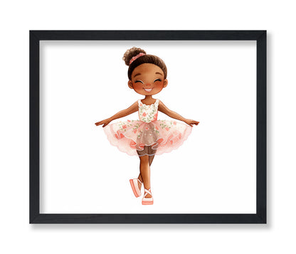 Little Black Ballerina Girl No4
