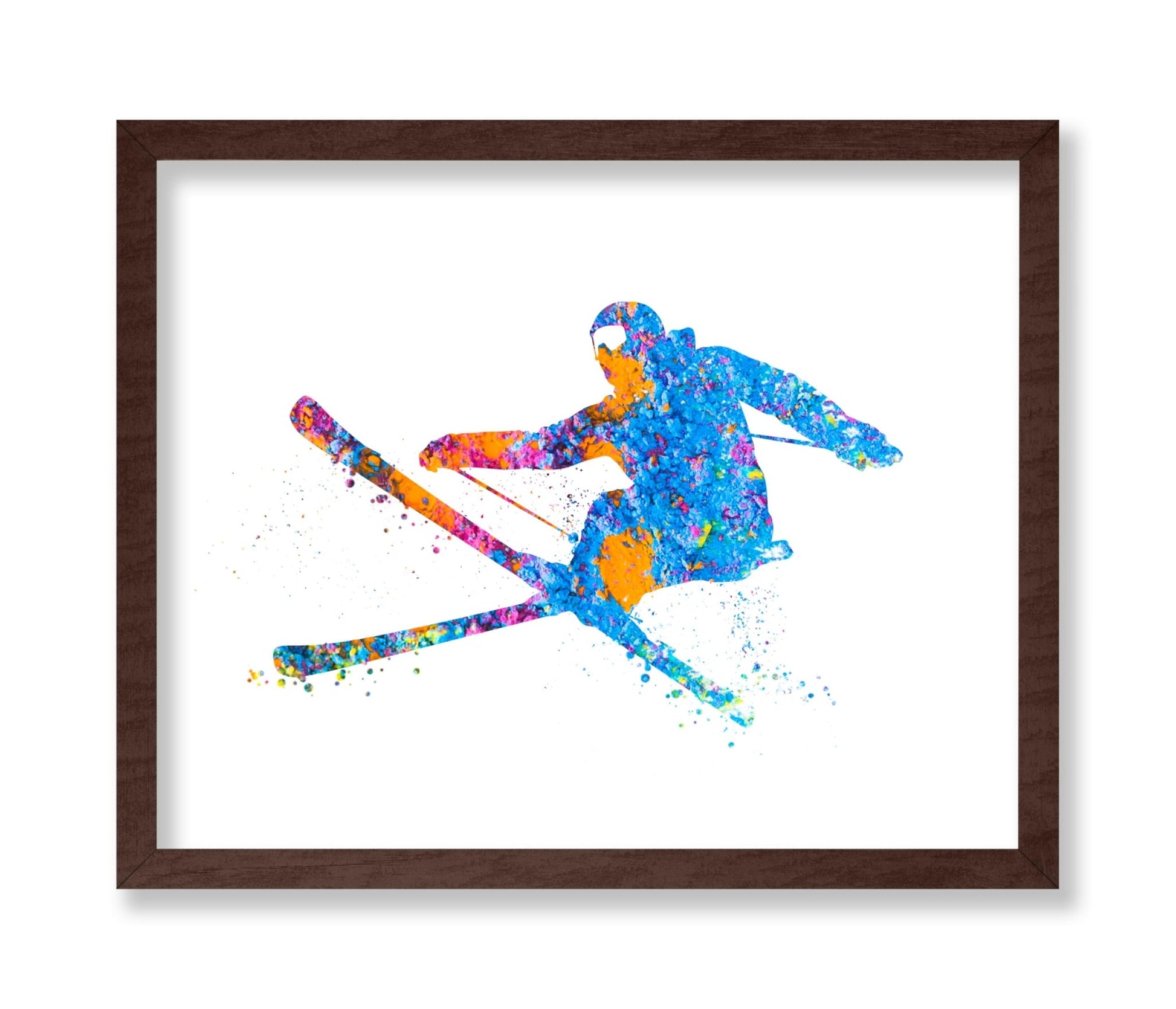 Watercolor Ski No2